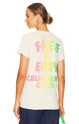 Free & Easy California Gold Tee in Yellow