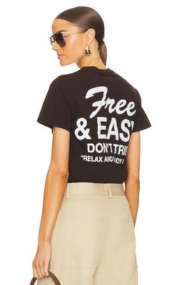 Free & Easy Classic Tee in Brown