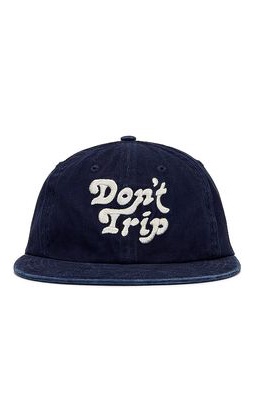 Free & Easy Don't Trip Washed Hat in Navy.