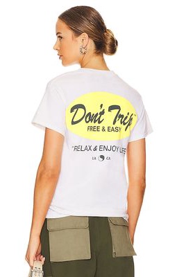 Free & Easy Oval Tee in Cream