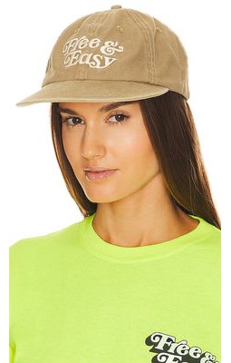 Free & Easy Washed Hat in Tan.