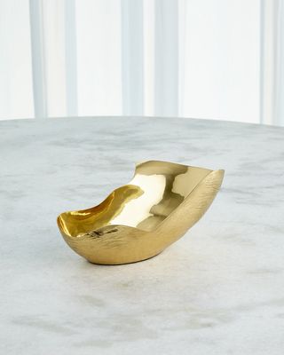 Free-Form Brass Bowl - Small