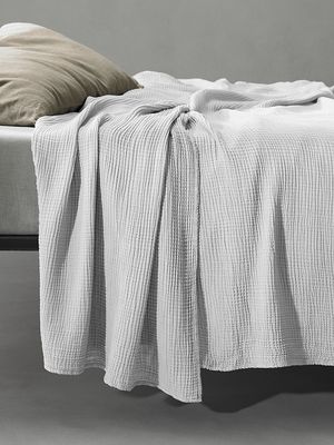Free-New Cotton Bedspread - Bianco - Bianco
