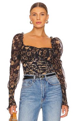 Free People Brunch Date Bodysuit