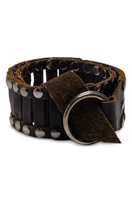 Free People Calgary Studded Leather Belt in Black