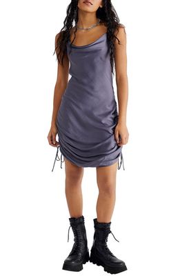 Free People Day to Night Mini Slipdress in Anthracite