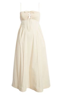 Free People Fifi Smocked Dress in Ivory