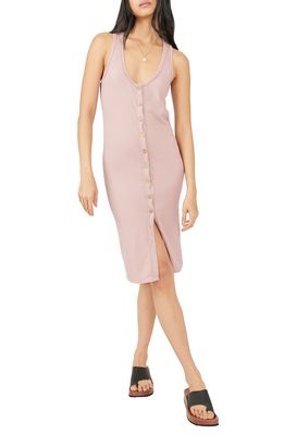 Free People Gia Long Vest in Lilac Wine