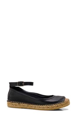 Free People Mason Espadrille Ballet Flat in Black