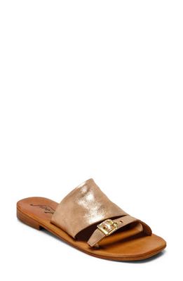 Free People Mila Slide Sandal in Rose Gold