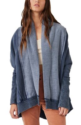 Free People Monday-Friday Cardigan in Blue Depth