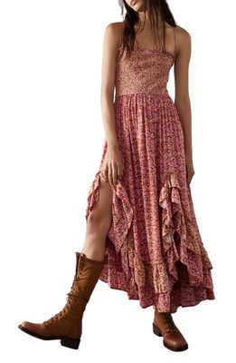 Free People One I Love Maxi Dress in Caramel Combo
