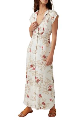 Free People Rosemary Floral Dress in Ivory Combo