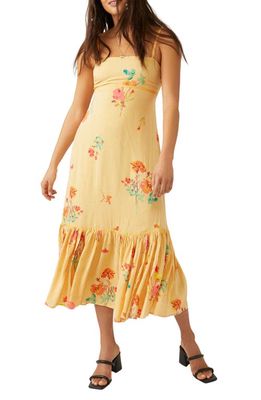 Free People Rosie Posie Floral Sundress in Sunshine Combo