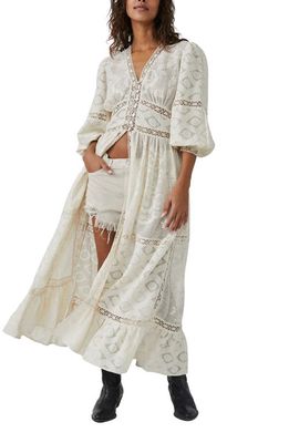 Free People See Me at Sunset Robe in Tea
