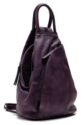Free People We the Free Soho Convertible Leather Backpack in Weathered Plum