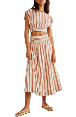 Free People Whatta Sight Two-Piece Dress in Ivory Combo