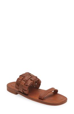 Free People Winding River Slide Sandal in Tan