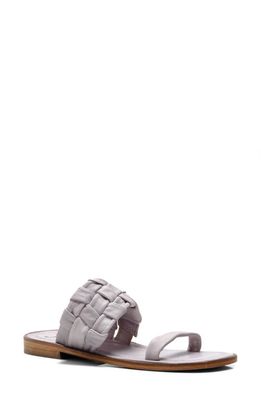 Free People Woven River Slide Sandal in Dove