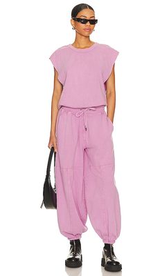 Free People X FP Movement Throw And Go Onesie In Cherry Blossom in Pink