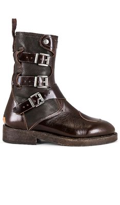 Free People X We The Free Dusty Buckle Boot in Brown