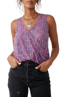 Free People Your Twisted Tank in Summer Bloom Combo