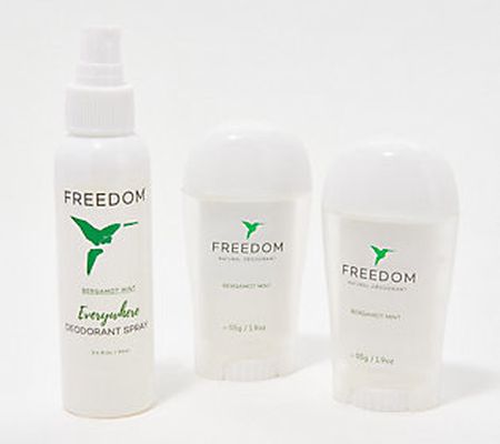 Freedom Natural Deodorant Duo w/ Deodorant Spray