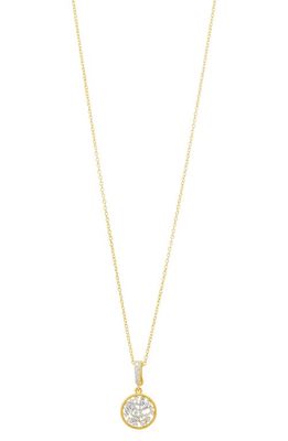 FREIDA ROTHMAN Shining Hope Pendant Necklace in Gold And Silver