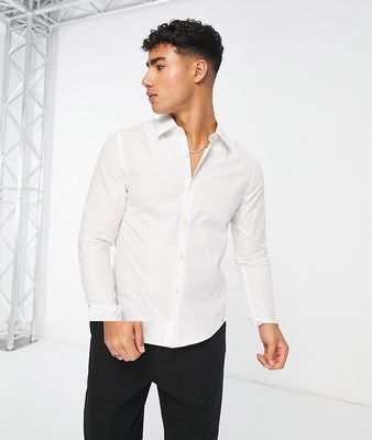 French Connection 2-pack skinny shirts in white