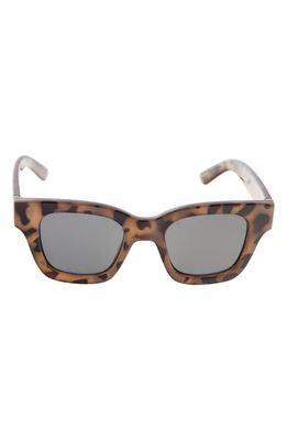 French Connection 46mm Square Sunglasses in Tortoise