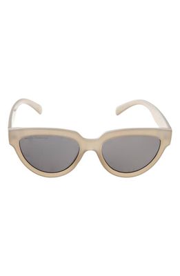 French Connection 54mm Cat Eye Sunglasses in Beige