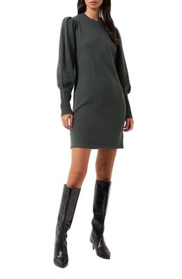 French Connection Babysoft Balloon Sleeve Sweater Dress in Laurel