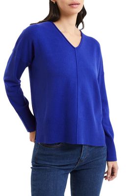 French Connection Babysoft V-Neck Sweater in Prince Roc