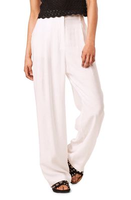 French Connection Brekhna Wide Leg Pants in Summer White