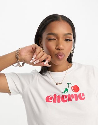 French Connection cherie T-shirt in white
