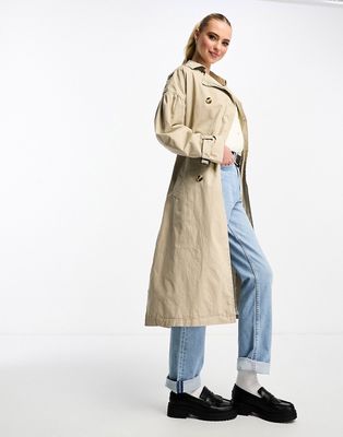 French Connection classic belted trench in taupe-Neutral