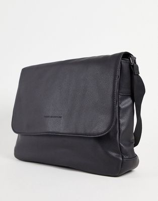 French Connection classic messenger bag in black