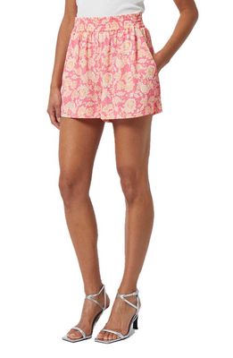 French Connection Cosette Verona Floral Print Shorts in 60-Camellia Rose