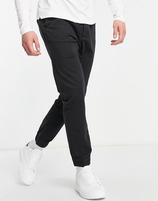 French Connection cuffed formal pants in black