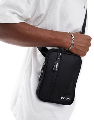 French Connection FCUK crossbody bag in black