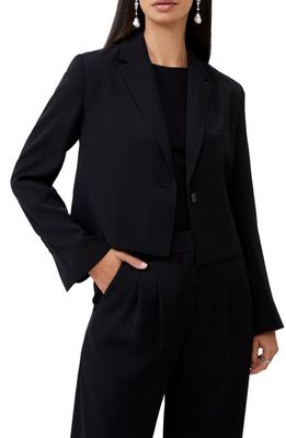 French Connection Harry Crop Blazer in Blackout