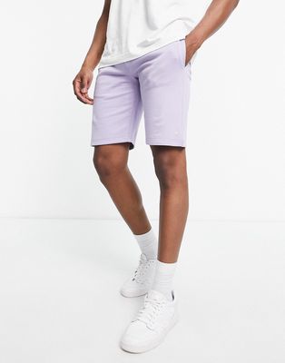 French Connection jersey shorts in lilac-Purple