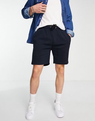 French Connection jersey shorts in navy
