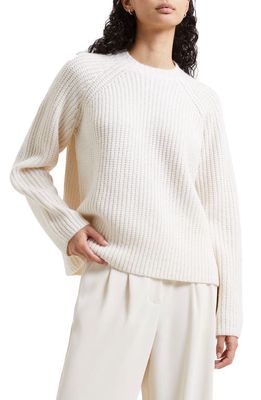 French Connection Jika Rib Sweater in Classic Cream