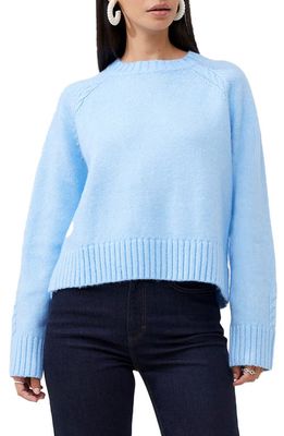 French Connection Kessy Crewneck Sweater in Blue Jewel