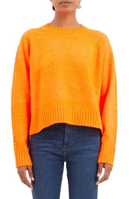 French Connection Kessy Crewneck Sweater in Mandarin