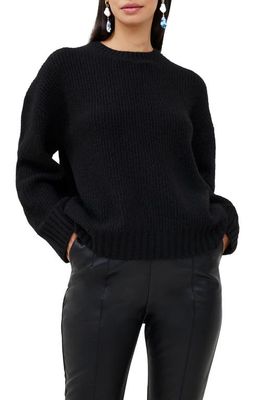 French Connection Kezia Crewneck Sweater in Blackout