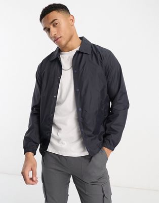 French Connection lightweight coach jacket in navy