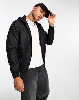 French Connection lightweight windrunner jacket in black