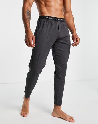 French Connection lounge pants in charcoal-Gray
